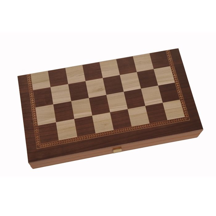 Дървена табла и шах Manopoulos, голям размер
