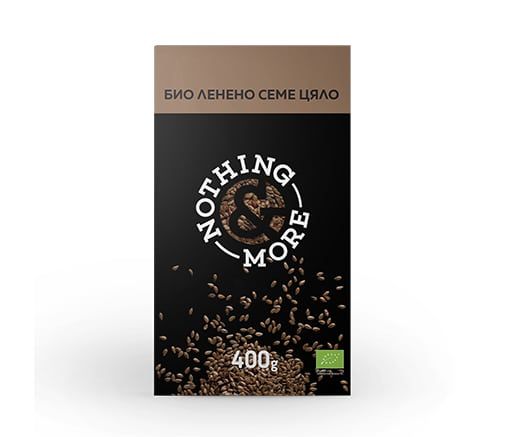 Био Ленено семе &Nothing More 400 г, цяло