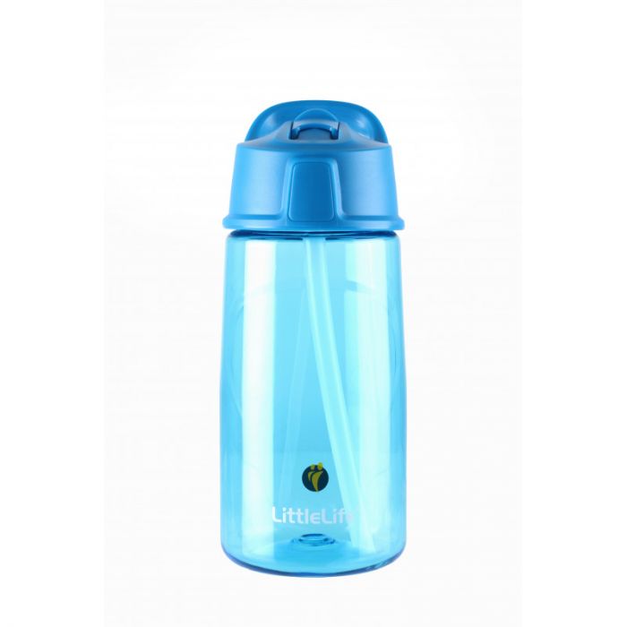 Неразливна бутилка за вода LittleLife - 550 мл - синя