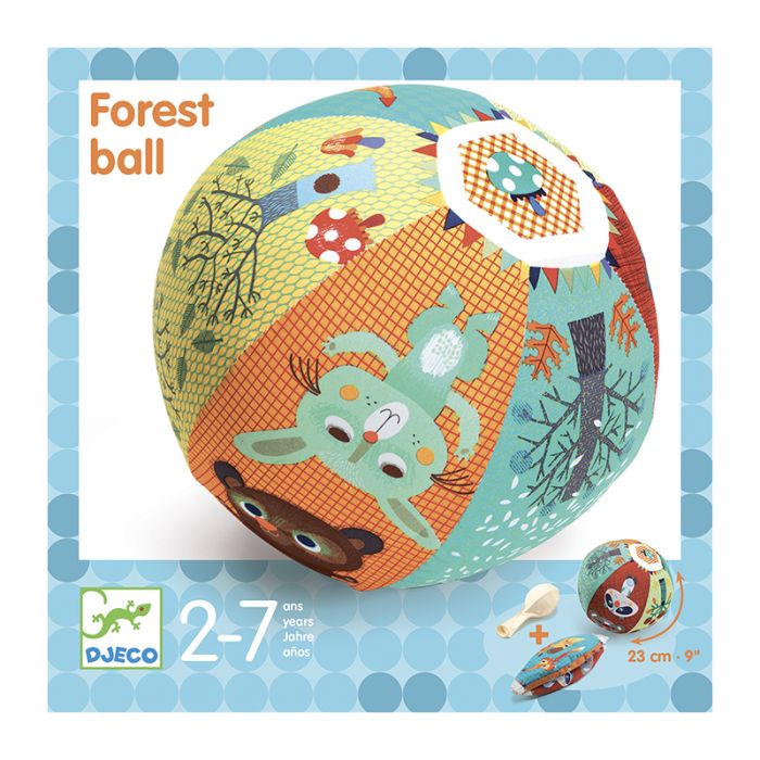 Текстилна топка балон гора Djeco