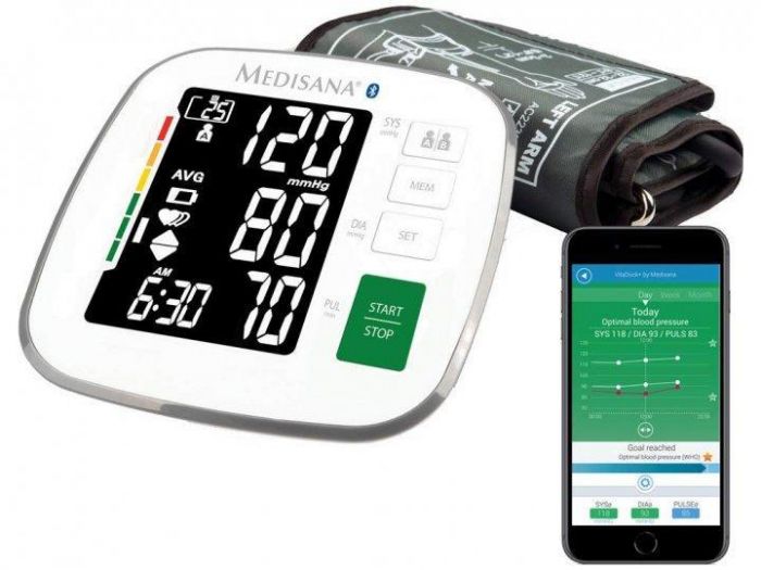 Апарат за измерване на кръвно налягане с Bluetooth Medisana BU 542 connect