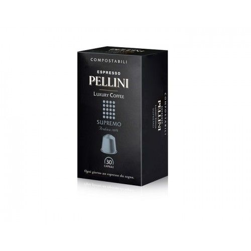 Nespresso съвместими капсули Pellini Supremo Arabica 100%, 30 х 5 гр