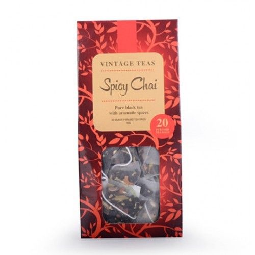 Черен цейлонски 'Spicy Chai' Vintage teas 20 броя, 2,5 г