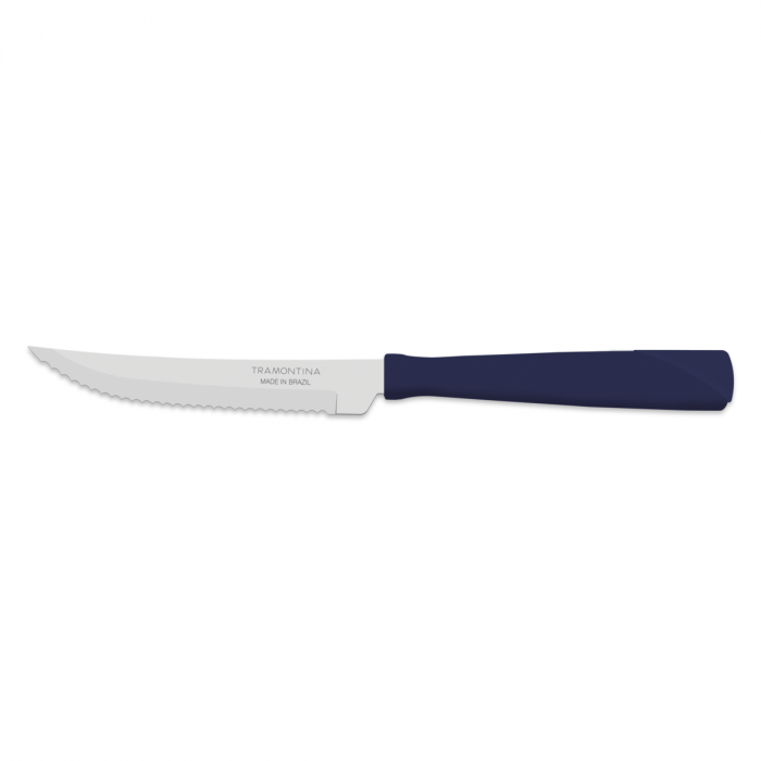 Комплект от 3 броя нож със синя дръжка Tramontina New Kolor, блистер