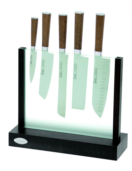 Комплект ножове със стойка IVO Cutelarias Cork 5 части