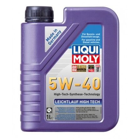 Синтетично моторно масло Liqui Moly Leichtlauf 5W-40, 1 л