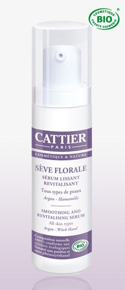 Серум за лице, изглаждащ и ревитализиращ - Cattier Seve florale - Serum lissant, revitalisant 30 мл