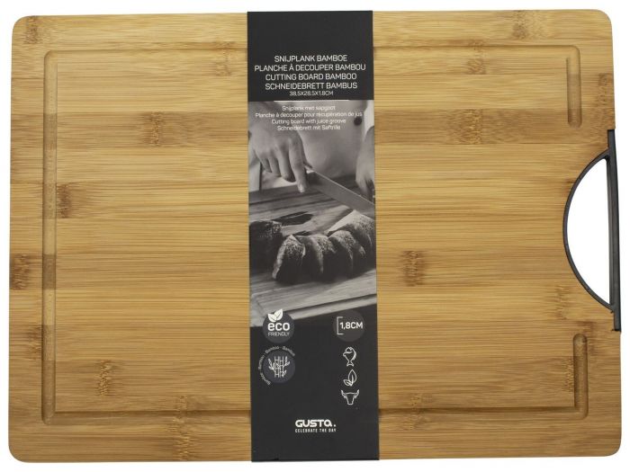 Дъска за рязане Gusta Bamboo - 38,5 см 