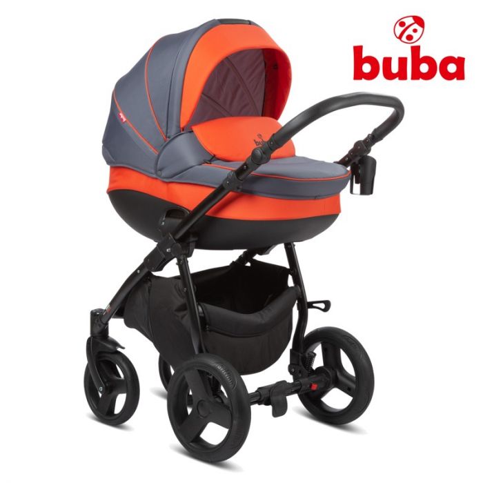 Бебешка количка 3в1 Buba Bella Pewter-Orange