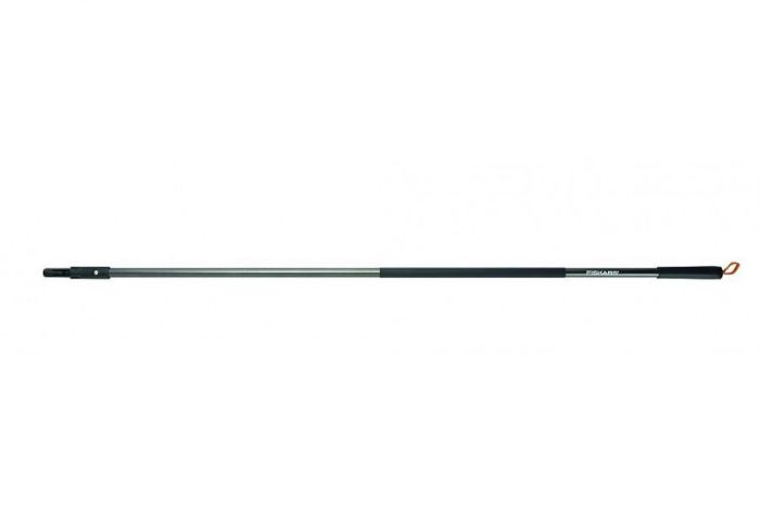 Дълга дръжка Fiskars QuikFit 136001, 1560 мм, цвят графит