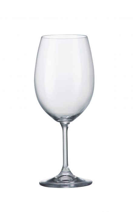 Комплект от 6 бр. чаши от кристалин за вино Bohemia Crystalite Klara 450 мл