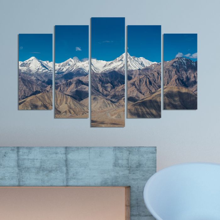Декоративeн панел за стена със заснежени планини Vivid Home