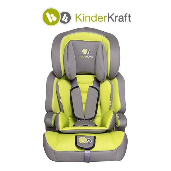 Столче за кола KinderKraft Comfort зелено