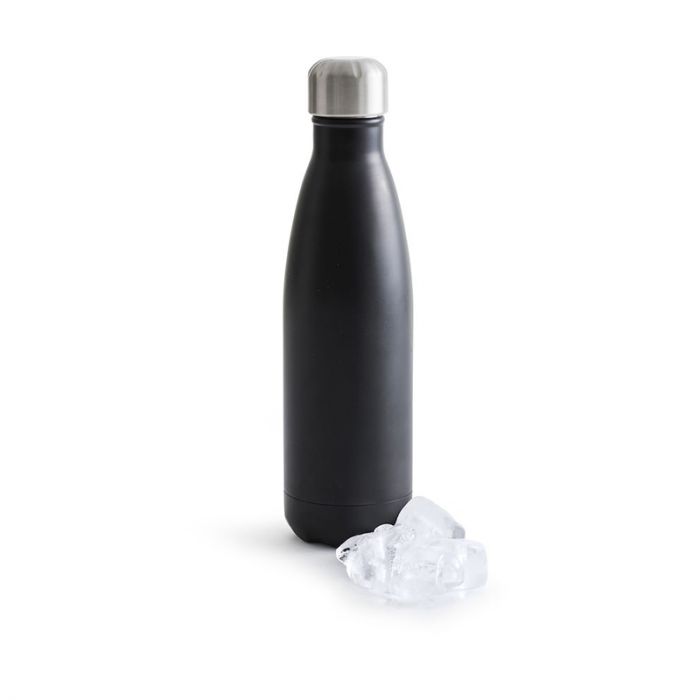 Двустенна бутилка Sagaform 0,5 л, черна