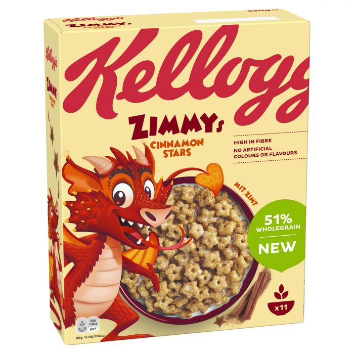 Зърнена закуска Kellogg's Zimmy's 330 г