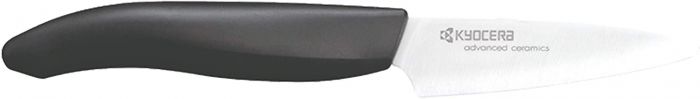 Нож за белене Kyocera Bio 7,5 см - бяло острие/черна дръжка