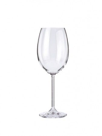 Комплект от 6 бр. чаши от кристалин за вино Bohemia Crystalex Lara 250 мл