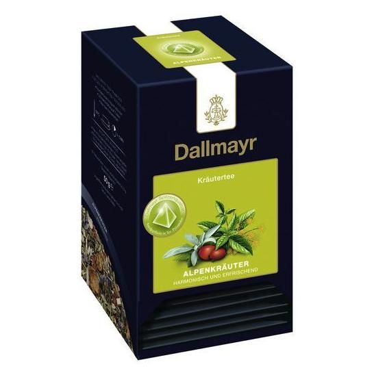 Чай Dallmayr алпийски билки 20 пакетчета