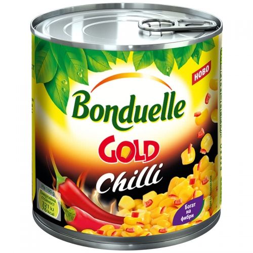 Царевица на зърна "супер сладка" с чили Bonduelle Gold 425 мл