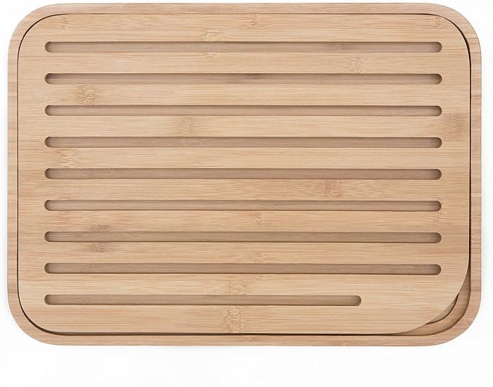 Бамбукова дъска за рязяне на хляб Pebbly, 36х26 см