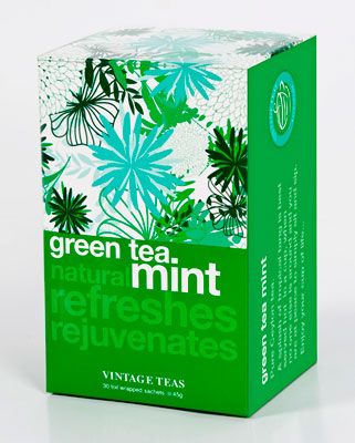 Зелен чай с мента Vintage Teas 30 пакетчета x 1,5 г