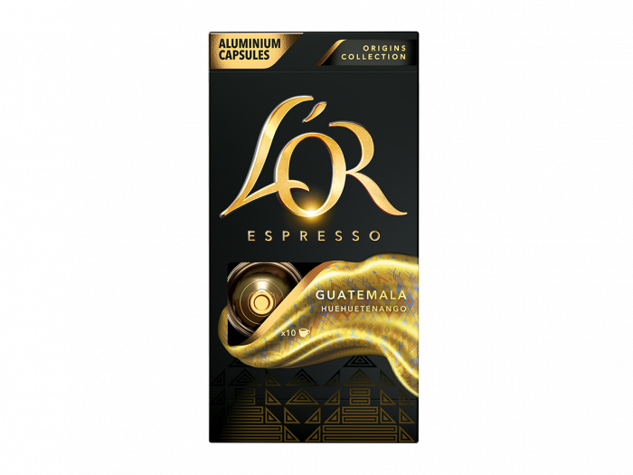 Алуминиеви кафе капсули за Nespresso L'OR Origins Guatemala 10 x 5,2 г