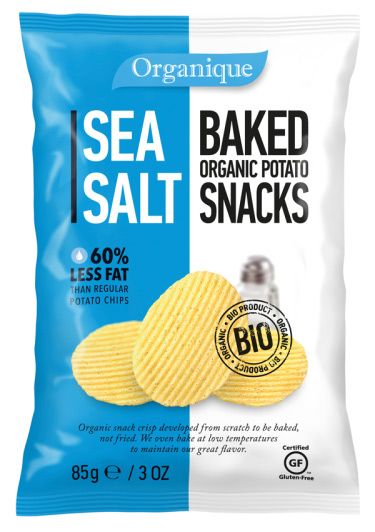 Картофен чипс с морска сол Organique БИО 85 г