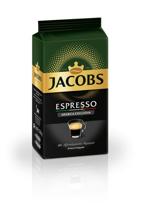 Мляно кафе Jacobs Espresso Arabica Exclusiva, 250 г