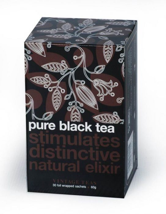 Черен чай натурален Vintage Teas 30 пакетчета x 2 г