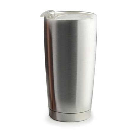 Двустенна термо чаша с вакуумна изолация Asobu Gladiator 600 мл - цвят сребрист