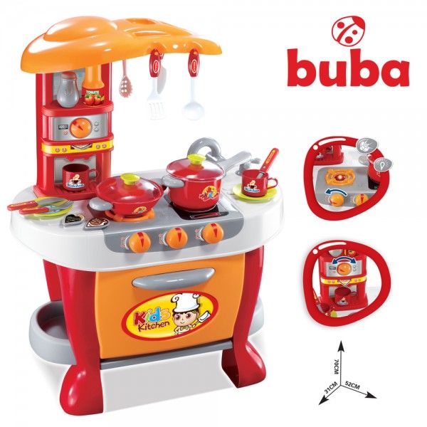 Детска кухня червена Buba Little Chef
