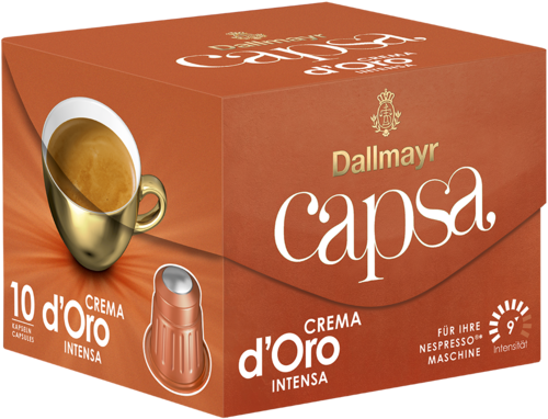 Кафе капсули Dallmayr Capsa Crema D'oro Intensa 10 броя