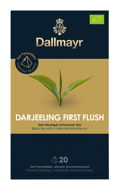Черен чай Dallmayr Darjeeling първо бране 20 пакетчета