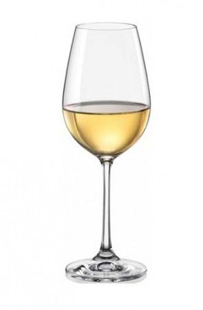 Kомплект 6 бр. чаши от кристалин за бяло вино Bohemia Crystalex Viola 250 мл