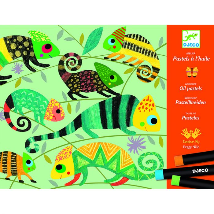 Комплект за рисуване Djeco Coloured jungle
