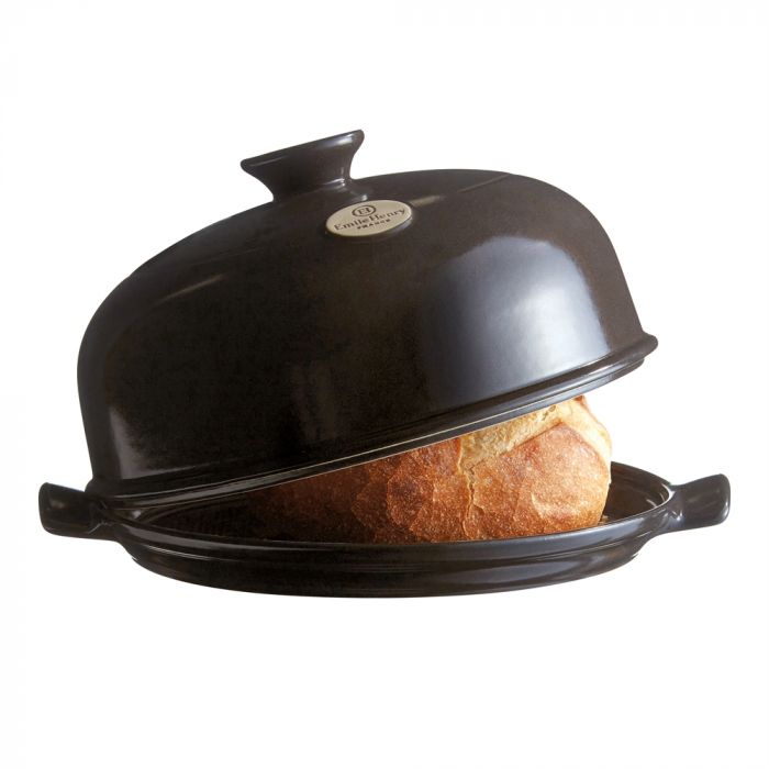 Керамична форма за печене на хляб Emile Henry Baker Cloche - цвят черен