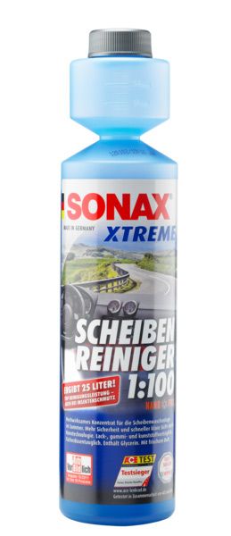 Лятна течност за стъклочистачки Sonax Xtreme 1:100, 250 мл
