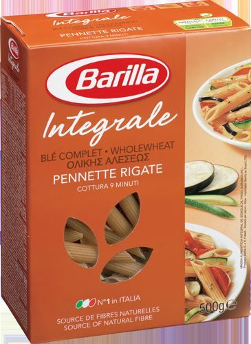 Пълнозърнести пенете ригате Barilla Integrale 500 г