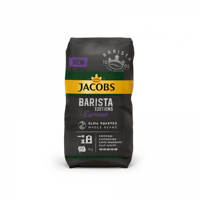 Кафе на зърна Jacobs Barista Editions Espresso 1 кг, 100% Арабика