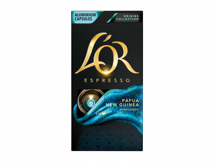 Алуминиеви кафе капсули за Nespresso L'OR Origins Papua New Guinea 10 x 5,2 г