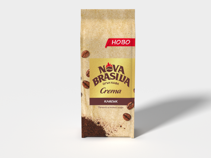 Мляно кафе Nova Brasilia Crema Класик, 225 г
