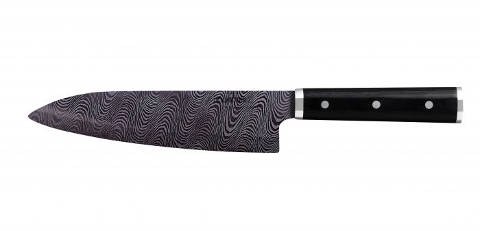 Нож "Сантоку" с черно остриe Kyocera Kizuna 18 см