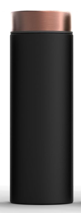 Двустенна термо бутилка с вакуумна изолация Asobu Le Baton 500 мл - цвят черен/мед