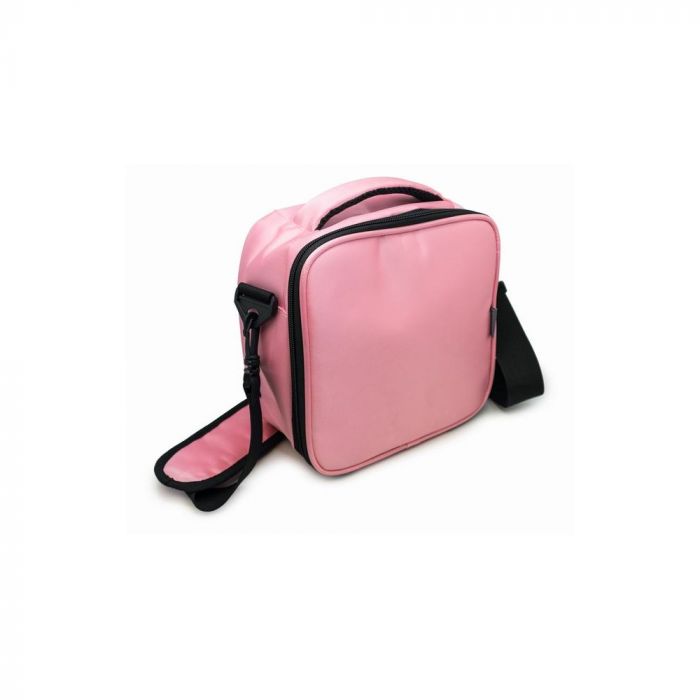 Термоизолираща чанта за храна с два джоба Nerthus - розов цвят