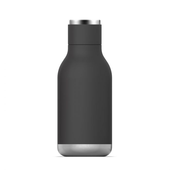 Двустенна термо бутилка с вакуумна изолация Asobu Urban 460 мл - цвят черен
