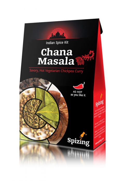 Комплект подправки Spizing за ЧАНА МАСАЛА (Пикантно вегетарианско къри с нахут)