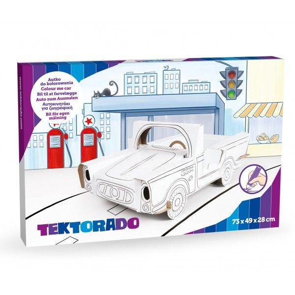 Картонена кола за оцветяване Tektorado 