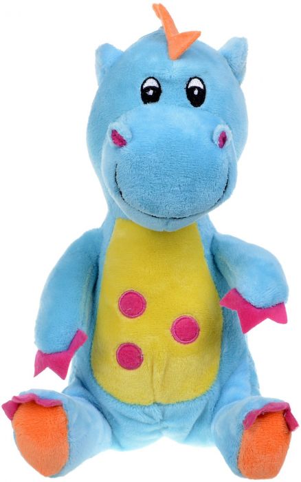 Плюшена играчка Morgenroth Plusch – Синьо бебе-драконче, 32 cм