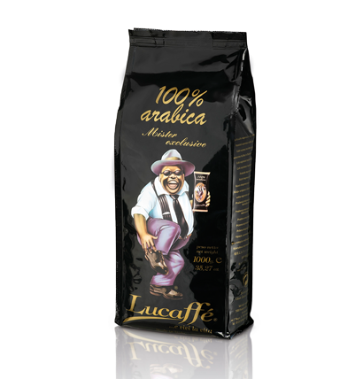 Кафе на зърна Lucaffe Exclusive 100 % Арабика - 1000 г