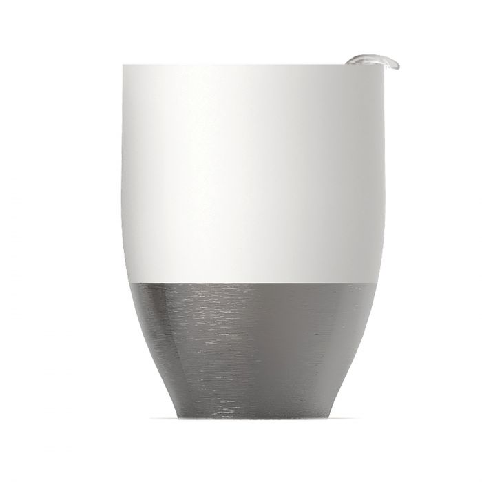 Двустенна термо чаша Asobu Imperial Coffeе 300 мл - цвят бял/инокс